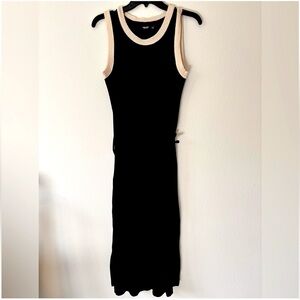 Vera Wang dress with sweater trim